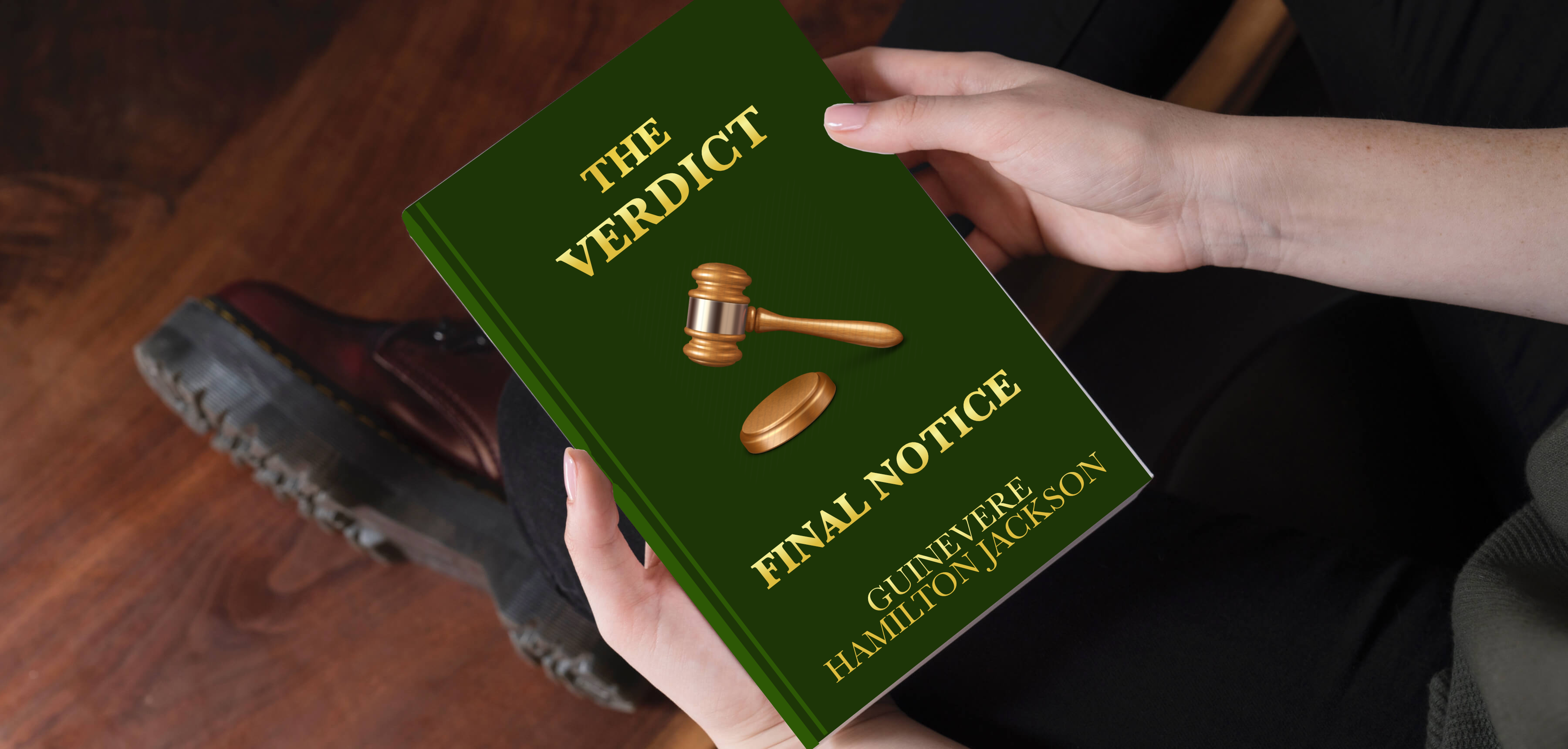 The Verdict Final Notice Book In Hand